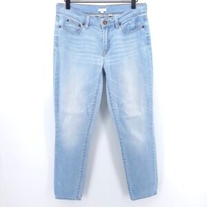 J.Crew Women's Jeans Size 27 Light Blue Stretch Denim Casual Everyday Classic
